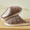 New Cotton Slippers Winter Home Fashion Home Warm Couple Cotton Mop Indoor Comfortable Plush Shoes
