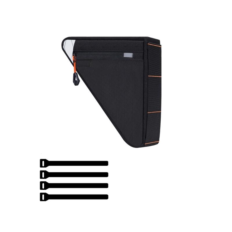 Bikes Front Frame Bag Cycling Front Saddles Bag Bicycles Front Top Tube Pouches Triangular Storage Bag for Folding Bike