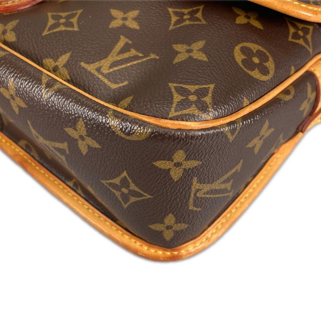 Louis Vuitton Sologne M42250 Shoulder Bag Brown Women Used