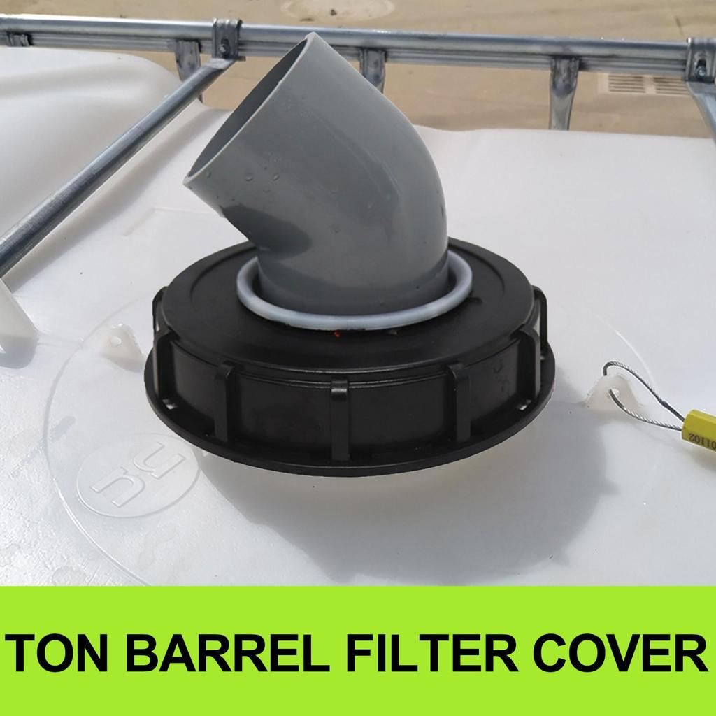 Tampa de Tampa para Tambor IBC de Tonel com Filtro de Nylon com Respiro Tampa Plástica para Tambor de Ton Tampa para Tanque Tote Acessório de Respiro