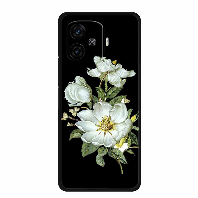 Black Silicone Case For Vivo iQOO Z9 Turbo Plus Case Z 9 Turbo Coque Soft Back Cover For Vivo iQOO Z9 Turbo Phone Case Cartoon