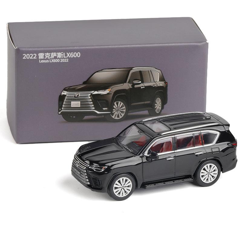 QMV5 1:64 Lexus LX600 Sport Miniature Model JKM 1/64 Premium SUV Toy Car Vehicle Free Wheels Diecast Zinc Alloy Metal Collection Gift