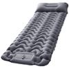 Portable Foot-Pump Inflatable Camping Mattress - Outdoor Tent Sleeping Pad