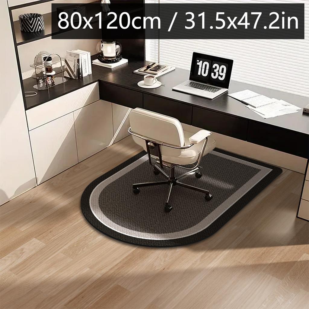 Simple Desk Arch Chair Mat Diatom Mud Non-slip Floor Mat Bedroom Carpet Study Floor Mat Dressing Table Foot Mat