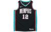 X NBA Memphis Grizzlies Ja Morant 2020-21 Sports Jersey Black CN1030-010