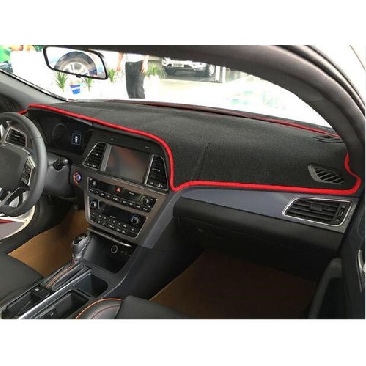 Fit For Hyundai Sonata 16-18 Dashboard Cover Dashmat Dash Mat Pad Sun Shade Red