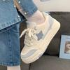 High value pink star platform white shoes women's spring campus style versatile student ins tide casual board shoes