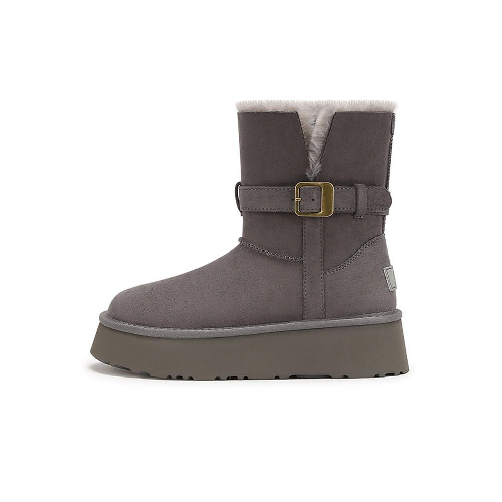 Sub-zero first snow~ flanged thick-soled medium and high tube fluffy short boots snow boots long boots 35