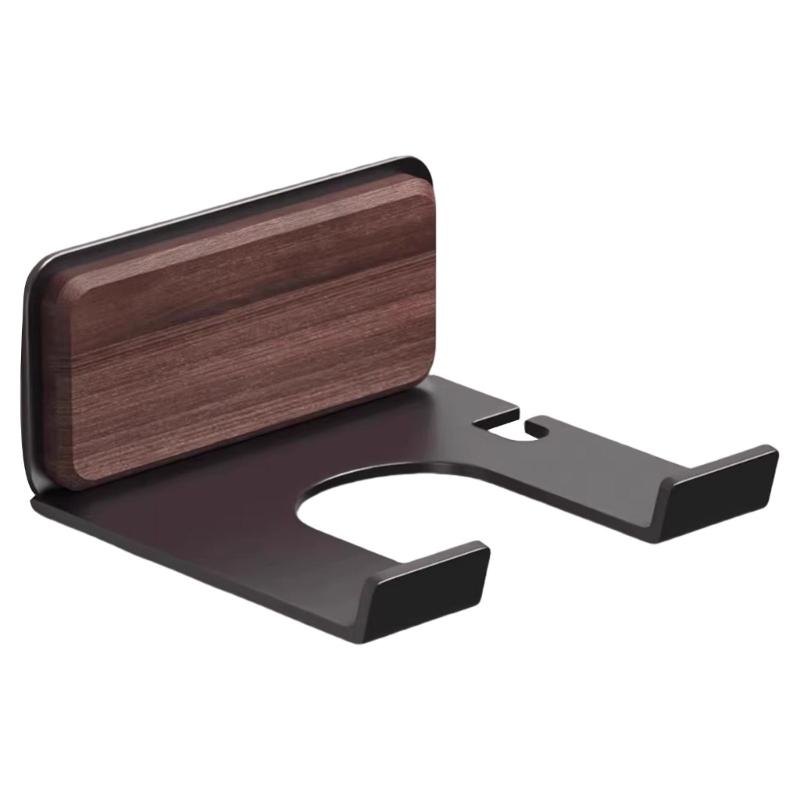 

Wood Hairdryer Holder Wall Mounted Hair Dryer Holder Storage Rack Hair Care & Styling Tool Organizers Easy to Install