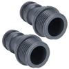 4PCS Plastic Garden Hose Nipple Quick Release G1/2 Male Thread Connector  Water Hose Connection