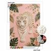 Pearl Art Painting Kit for Adults and Beginners Elegant Tiger Sparkling Painting Craft Home Wall Decor Handmade Gift