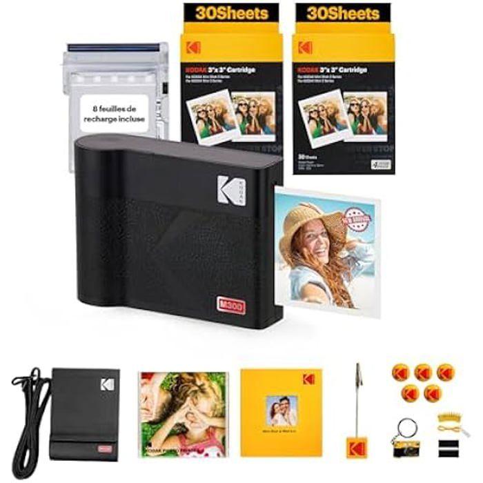 Imprimante Photo Portable - KODAK - Mini 3 Era 4PASS - Noir - 68 Feuilles - Sans fil