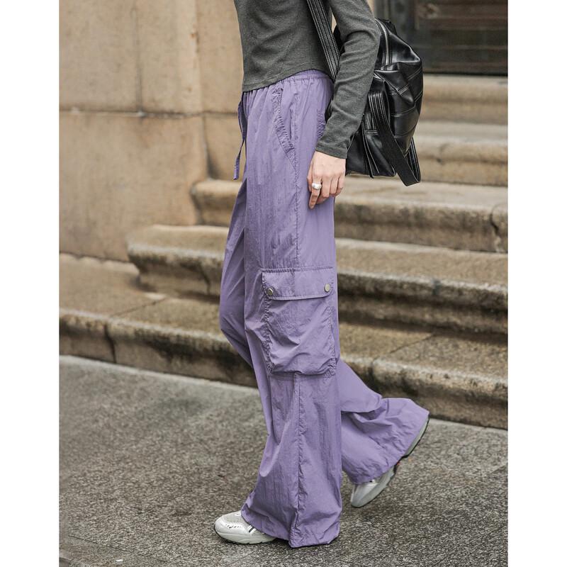 Demana Women's Spring Sporty Loose Fit Straight Leg Cargo Pants