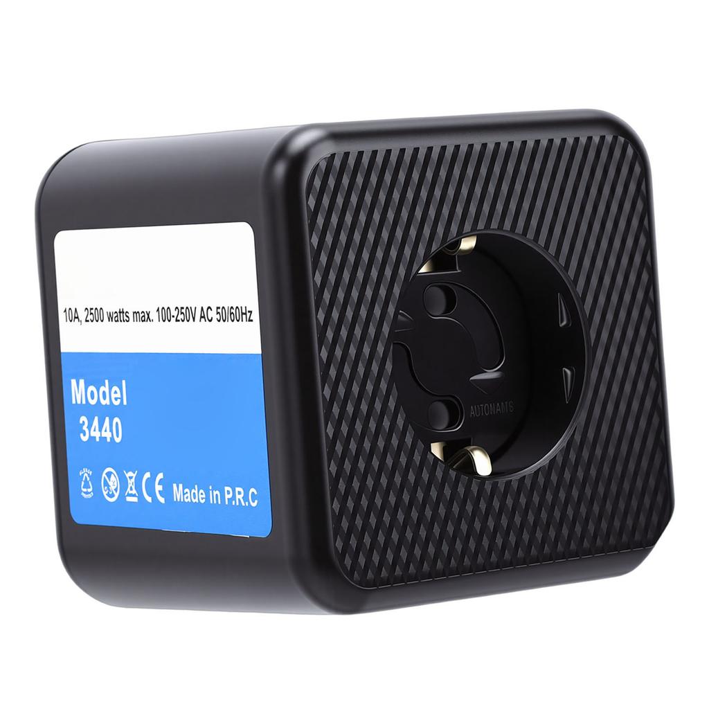 2500W 16A Multi Plug Power Outlet Extender Multifunctional Cube Socket with Type C 2 USB Ports 3 AC Outlets for Phone