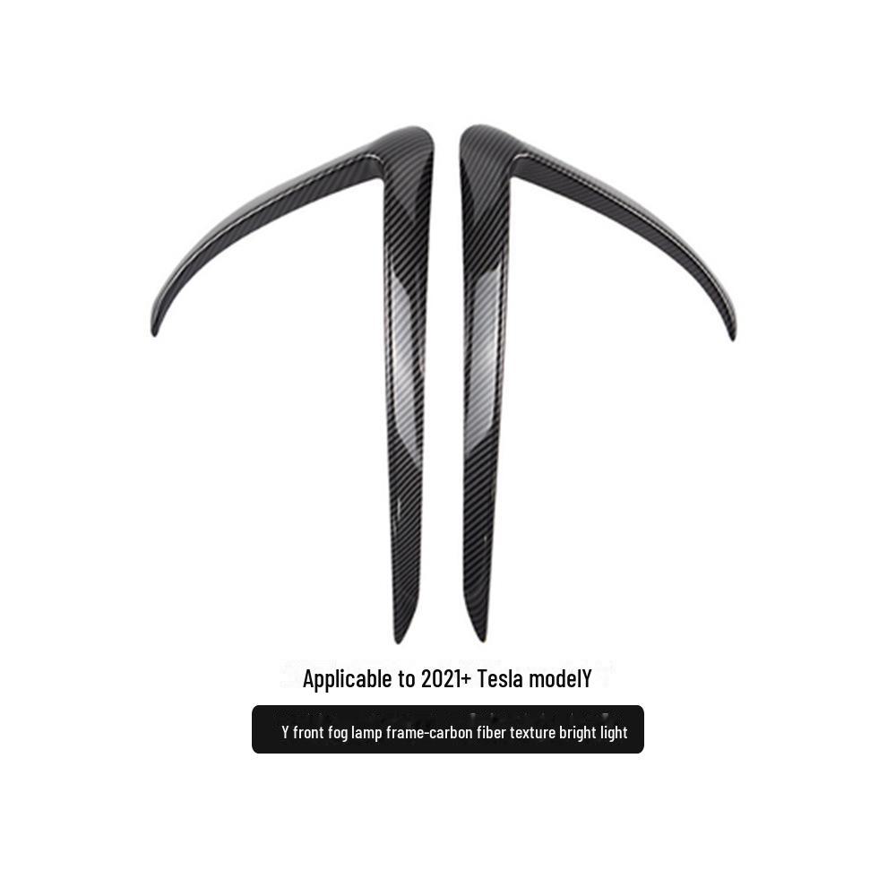 

Рамка спойлера противотуманных фар из углеродного волокна для Tesla Model Y Standard