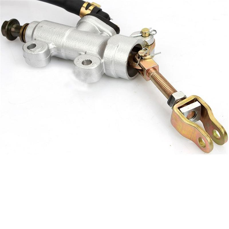 Rear Foot Brake Master Cylinder Pump Quad ATV Hydraulic with Reservoir for Arctic Cat 400 500 650 2X4 Pit Dirt Bikes Motorcycle