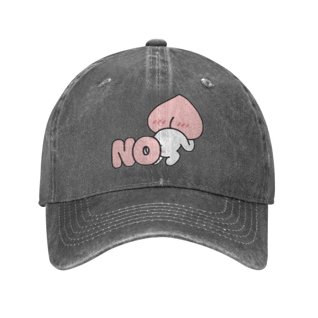 Washed Baseball Cap Apeach Kakao Friends Summer Trucker Hat For FeUnisex Unisex  Streetwear Outdoor Gym Sun Snapback Cap