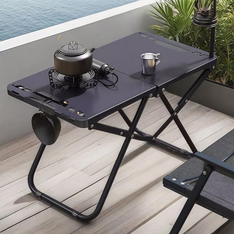 Compact Outdoor Folding Table: Multifunctional, Lightweight & Perfect for Camping, Picnics, or Coffee