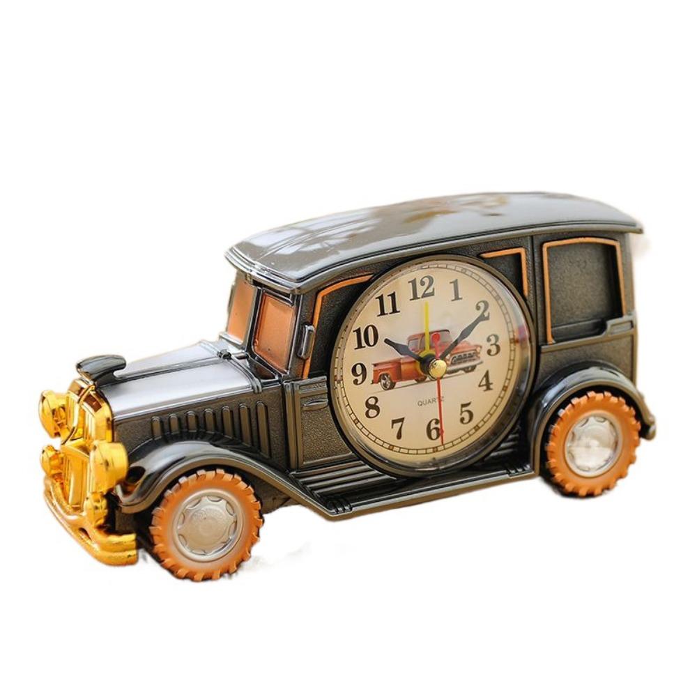 6 Styles Cute Car Alarm Clock Antique Nostalgic Classic Car Bedside Clock Unique Child Alarm Clock Student