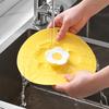 20*20cm Cute Flower Silicone Fresh-keeping Lid Kitchen Round Bowl Lid (No FDA Certificate, BPA Free)