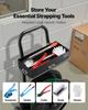 Banding Strapping Cart, Fit for PET / PP / Polyester Strapping Coils with 20.3 Cm Core Size, Heavy Duty Strapping Dispenser Equipped with Upgrade
