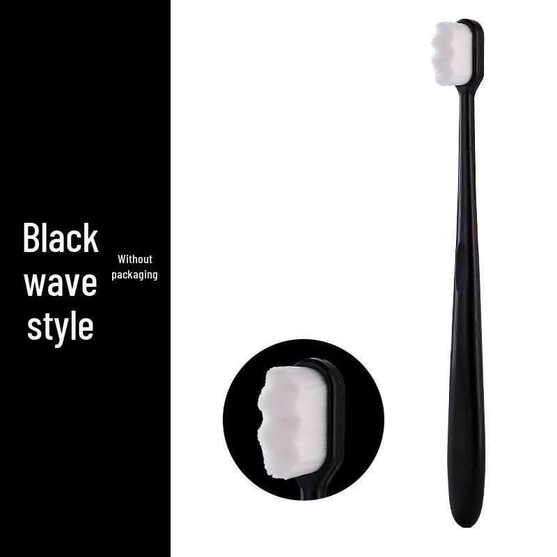 Ultra-Fine Encrypted Bristle Soft Toothbrush - Super Nano with 10,000 Individually Tubed Bristles for Gum Care