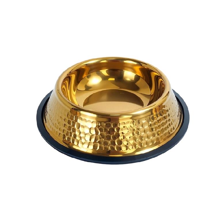 

Elegant Rustless Steel Dog Bowl With Nonskid Bottom And Rounded Safe Edges for Small Dogs and Dog 16