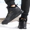 TUINANLE Men Platform Sneakers Mens Winter Plush Snow Shoes