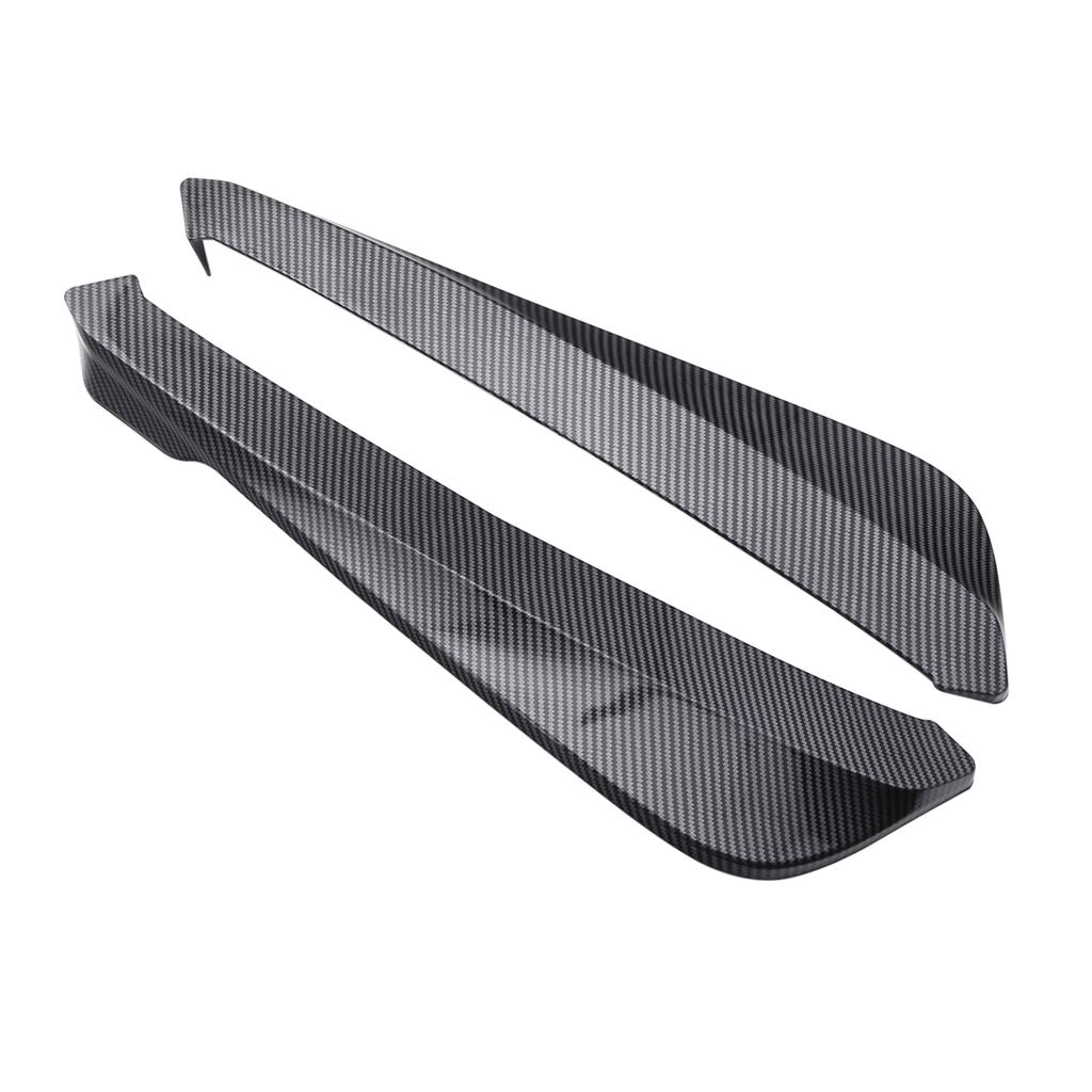 Rear Bumper Lip Splitter   Car Side  Fins Body Lip Spoiler Chin Skirt Protector, Black