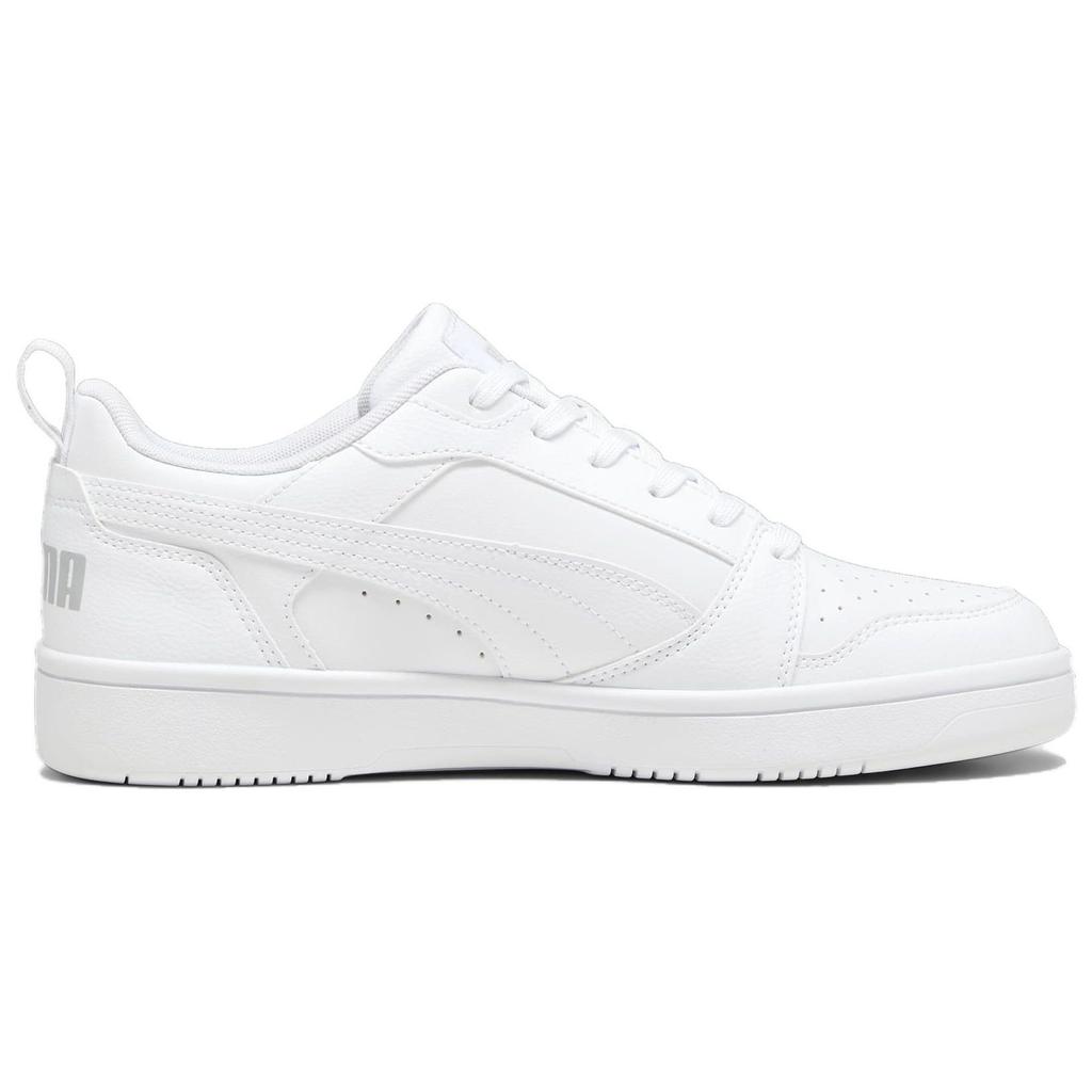 Puma Rebound V6 Low Bílé Unisex Tenisky Cool-Light-Grey 392328-03