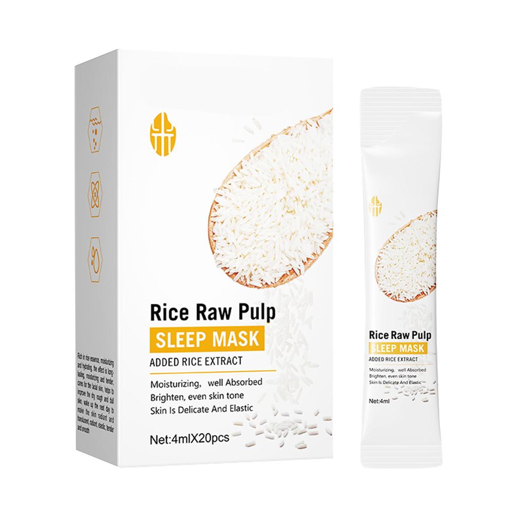 Rice Milk Facial Sleeping MaskIt Is Moisturizing And Non-greasy  Easily Absorbed  Replenishes Moisture80ml