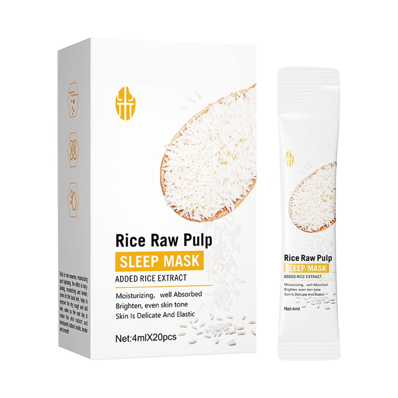 

Rice Milk Facial Sleeping MaskIt Is Moisturizing And Non-greasy, Easily Absorbed, Replenishes Moisture80ml