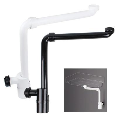 1-1/4 Inch Plastic Space Saving Sink Waste Trap For Bathroom Adjustable Washbasin Siphon Kitchen Tools