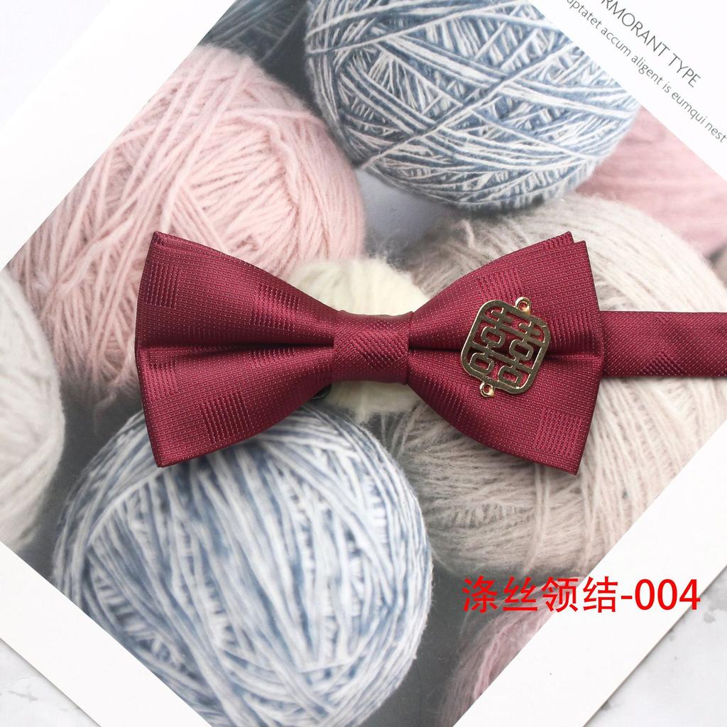 Men'S Casual Bow Tie Bow Flower, Groom Best Man Emcee Dress Suit Trendy Bow Tie Bow Flower
