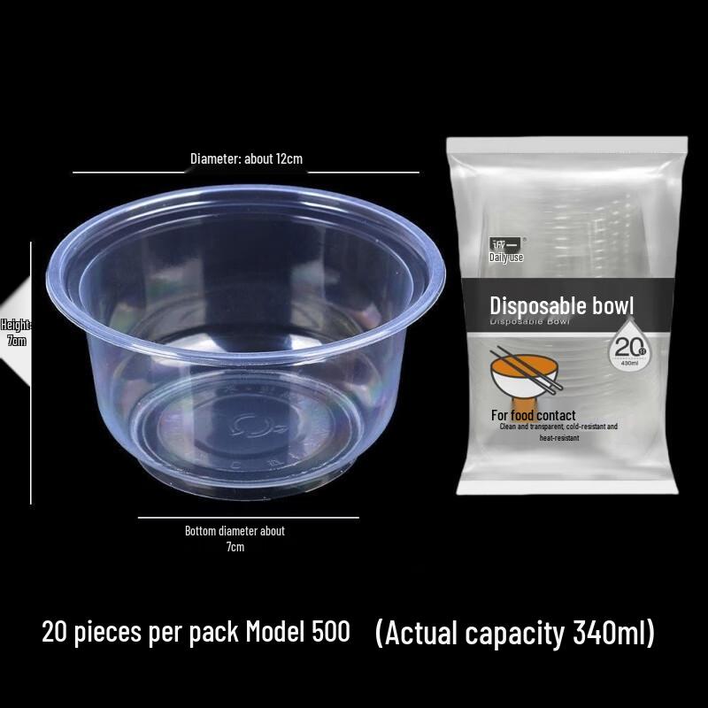 

Shangqi Disposable Round Plastic Bowls