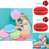 Charming 15 Inch Macaronshaped Cushion With Plush Cover And Supportive Pp Cotton Filling