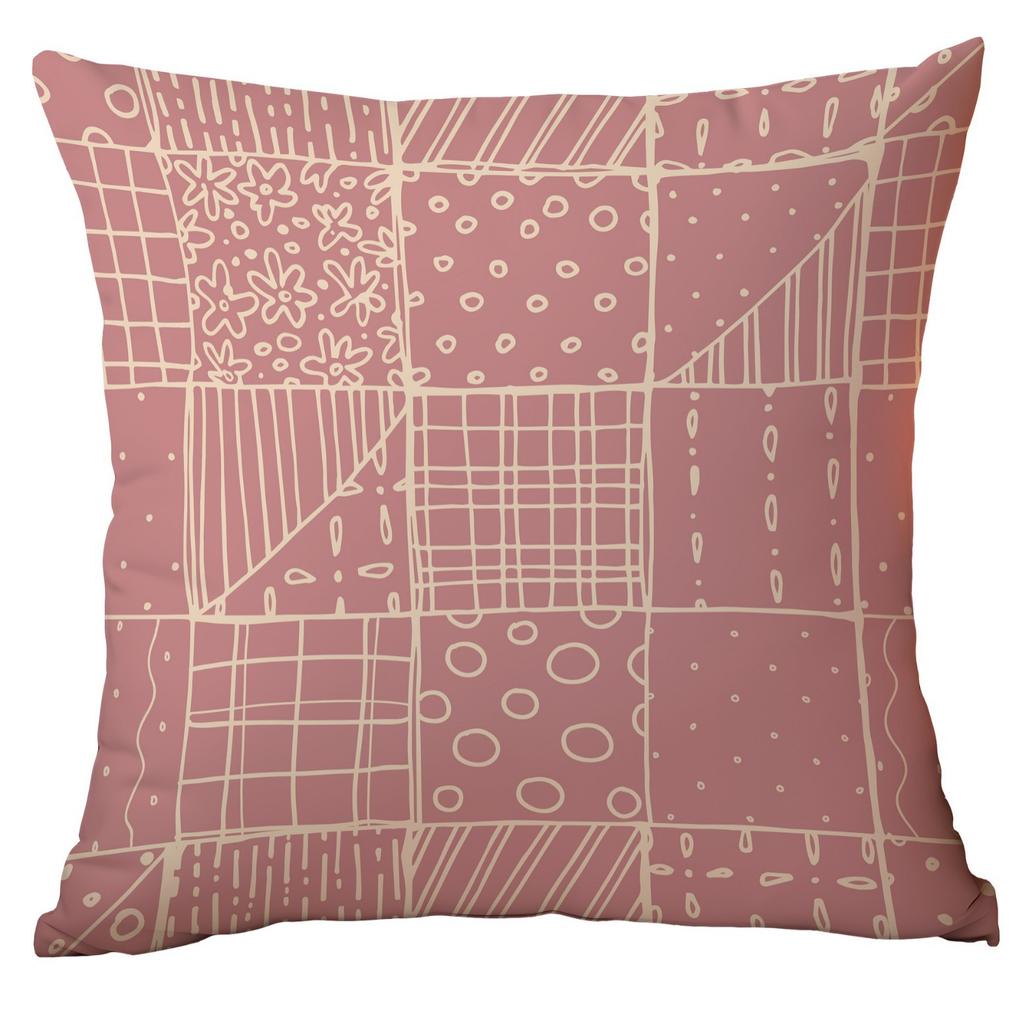 Polyester Colorful Geometric Pillow Case Combination Home Sofa Cushion Pillow Case