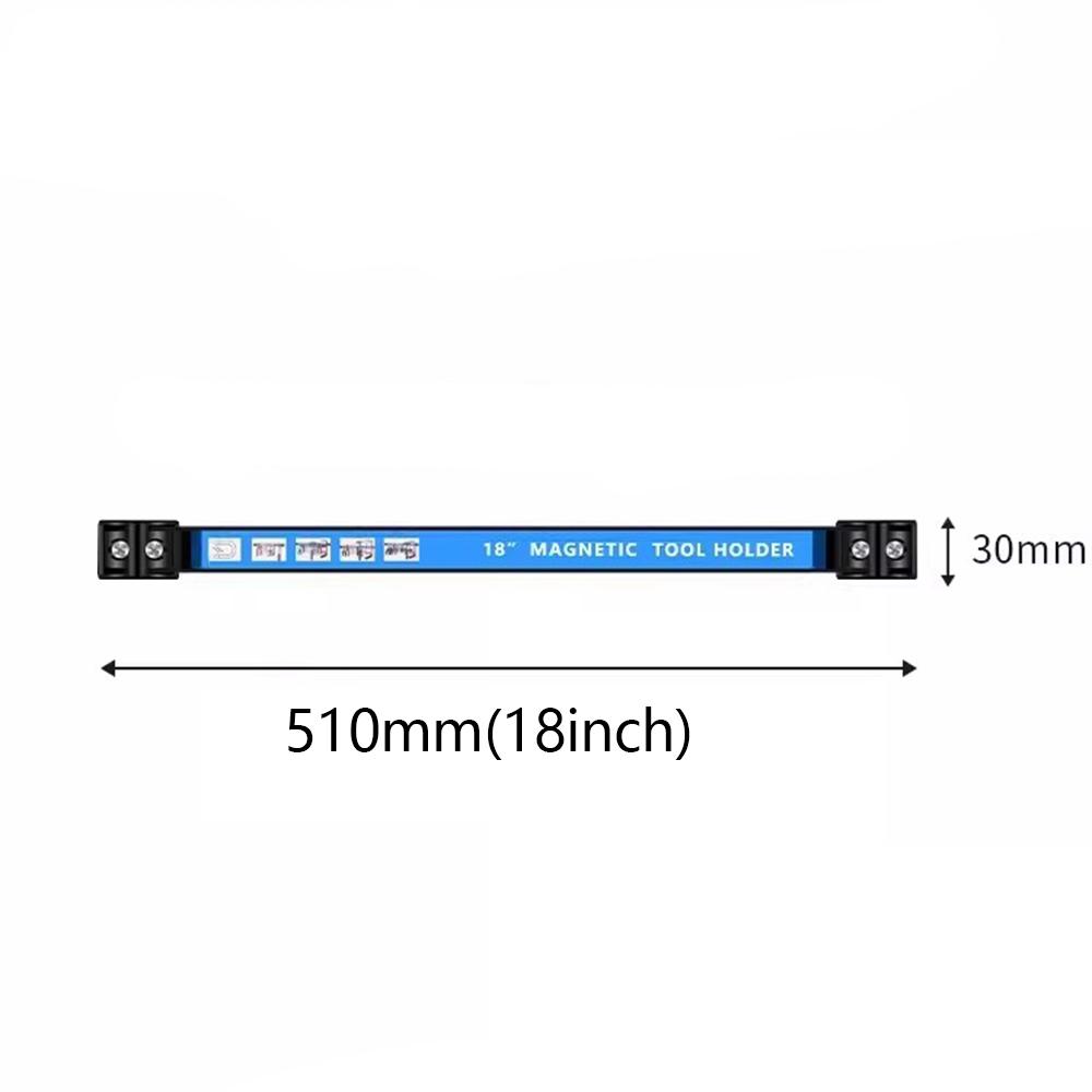 8/12/18/24Inch Strong Magnetic Tool Holder Heavy Duty Magnetic Tool Bar Strip Space Saving Storage Rack for Workshop Garage Home