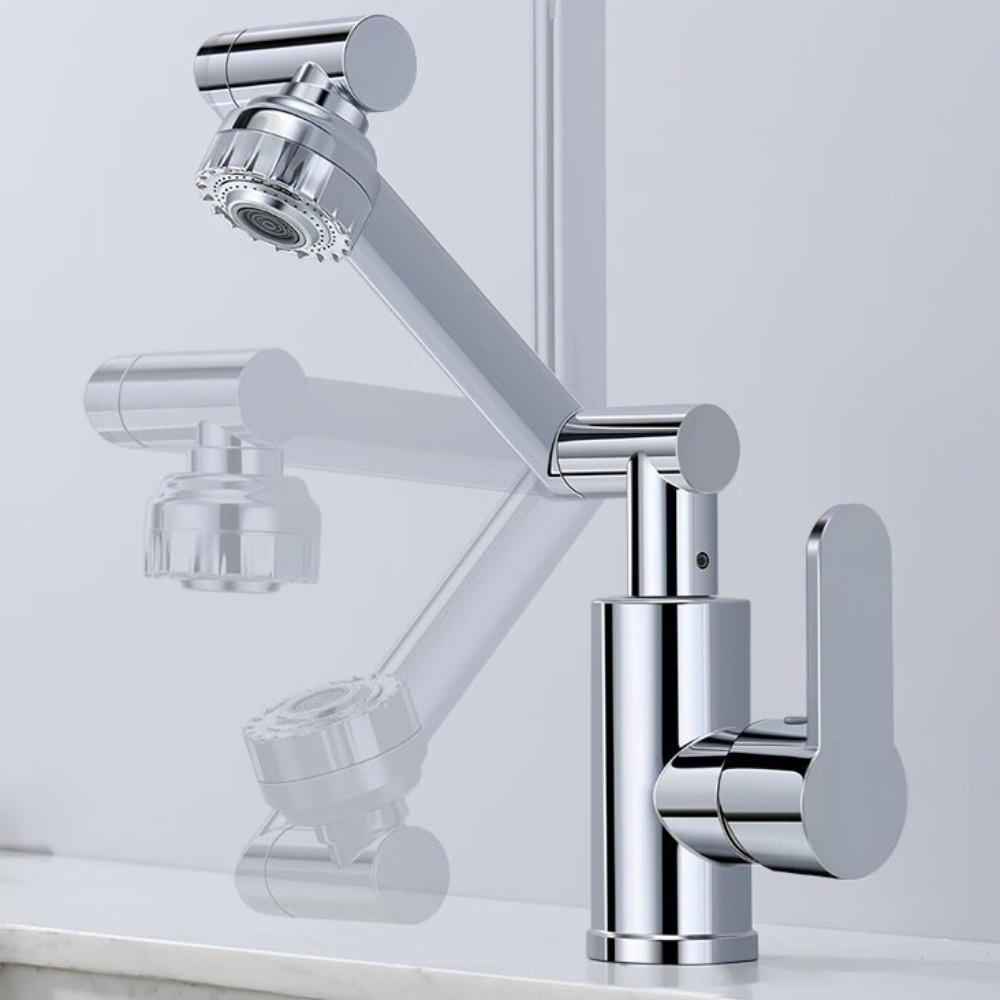 Hot and Cold Water Robotic Arm Faucet 360° Rotating Universal Faucet Rotating Faucet  Household Use