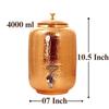 Copper Water Dispenser Container Pot, Storage & Kitchenware, Health Benefits, 4 LTR