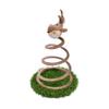 Cat Scratching Toys Spring Teaser Stick with Sound Birds Interactive Cat Toy Bite Resistant Plush Sparrow for Indoor Outdoor