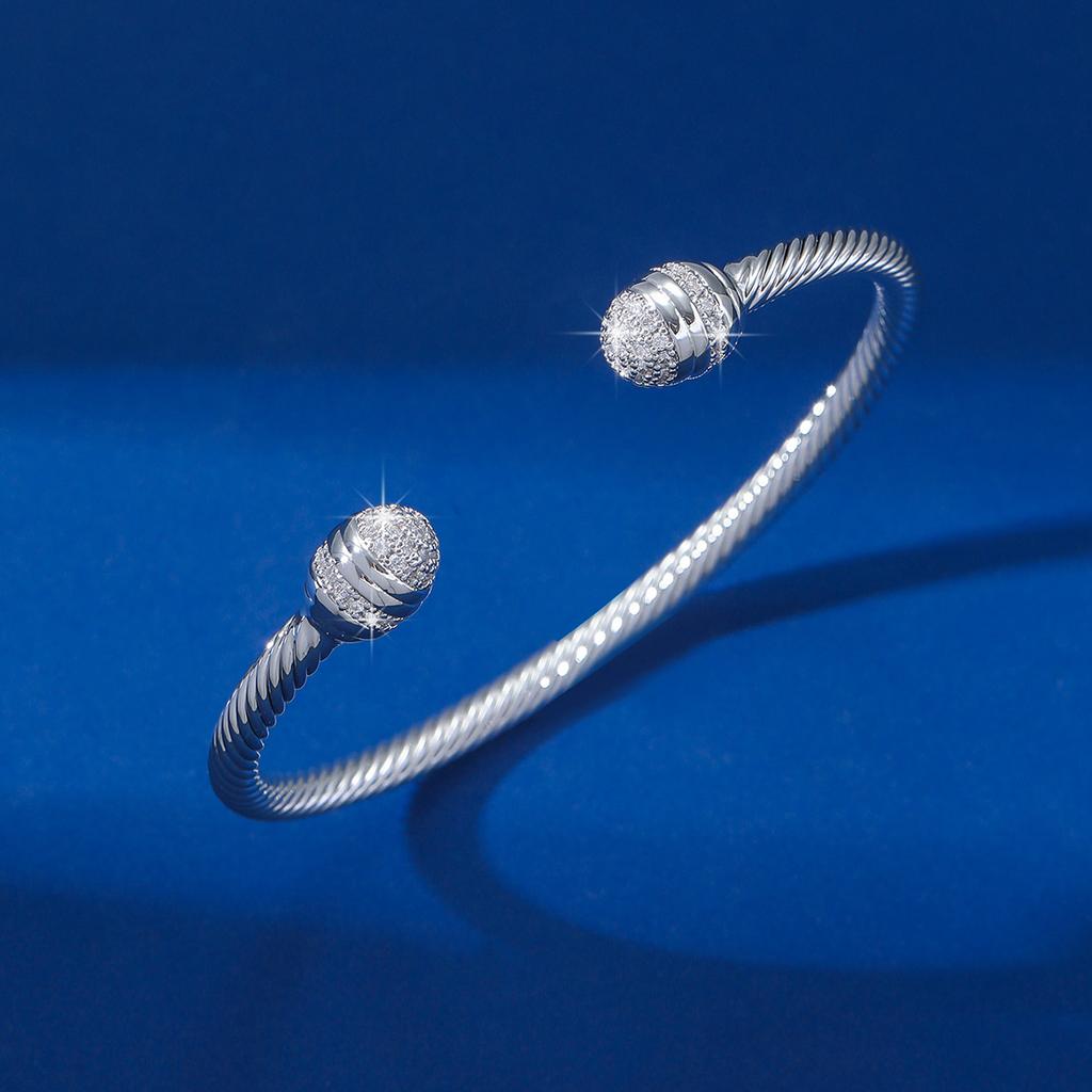 New Style Wire Rope Bracelet for Women Ins High-end Bracelet Twist Bracelet Hand Ornaments