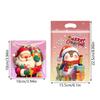 50/100Pcs Christmas Gift Bags Christmas Decorations For Home 2026 Xmas Gifts  Year Santa Claus Snowman Packaging Bags