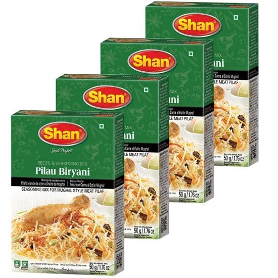 

Shan Масала для плову біріяні, 50 г, 4 упаковки