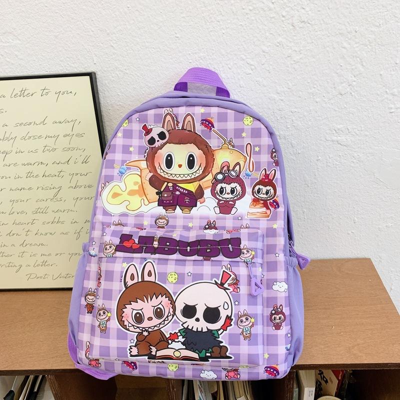 Fun Cartoon Boys And Girls Backpack Cute Kindergarten Primary School Students Schoolbag Large Capacity Children'S Bag
