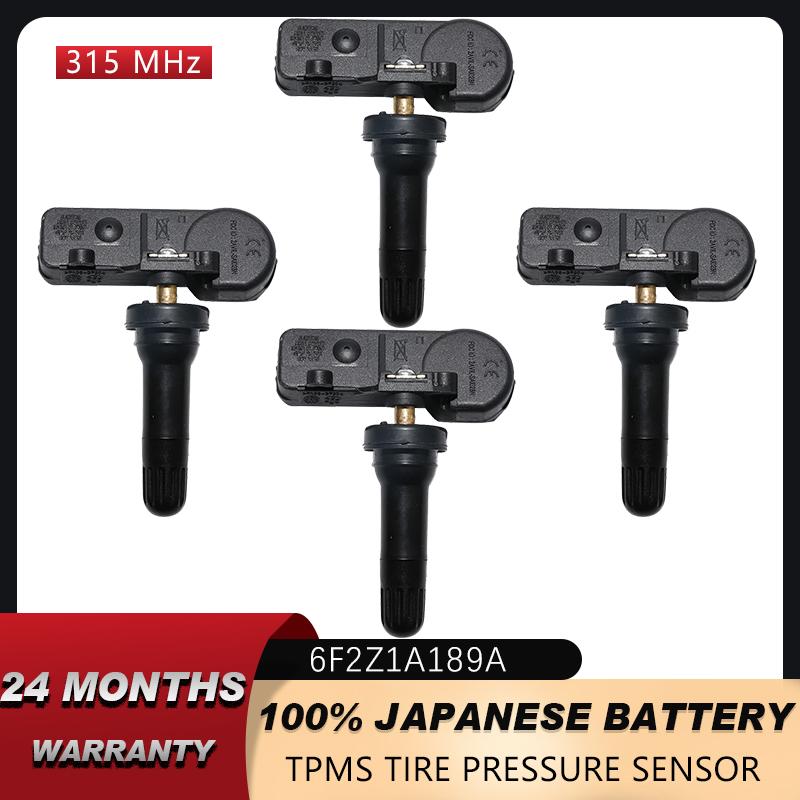 

4PCS Car Tire Pressure Sensor TPMS (315MHz) For Ford Explorer 2008/01-2010/12 Edge Escape Escape F-150 OEM 6F2Z1A189A 7L1Z1A189A 4PCS