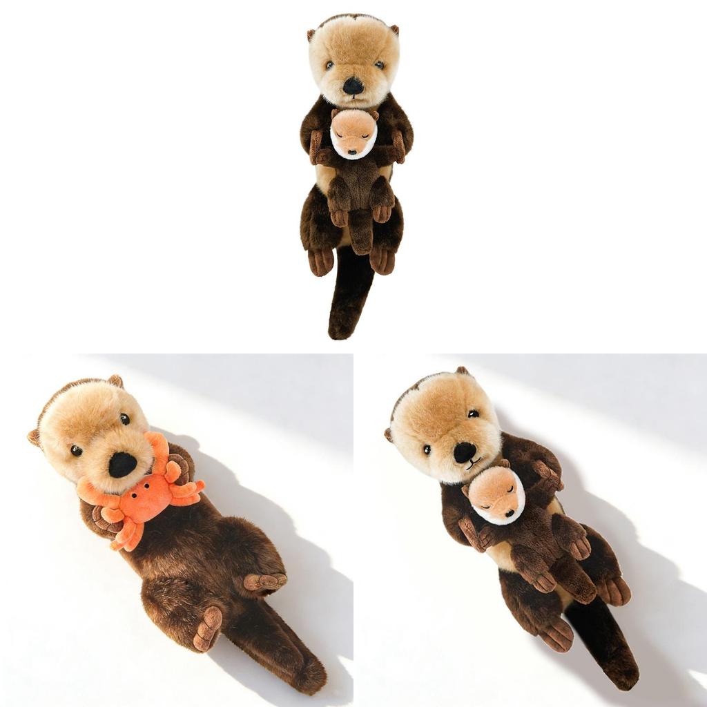 Cartoon Otter Plush Toy With Soft Cotton Filling For Kids And Collectors