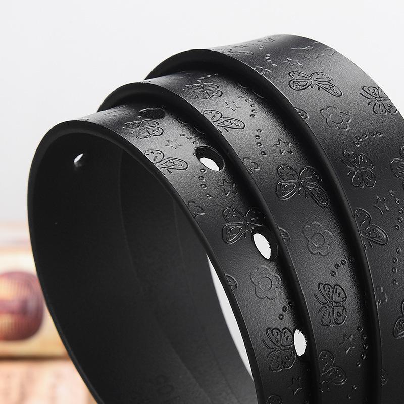 Curea Femei Model Fluture Simplu Casual Cu Pantaloni Scurți Blugi Curea