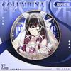 New Genshin Impact Laser Brooch FES Flins Columbina Wanderer Skirk Badge Pin Cute Cartoon Anime Game Backpack Jewelry Gift