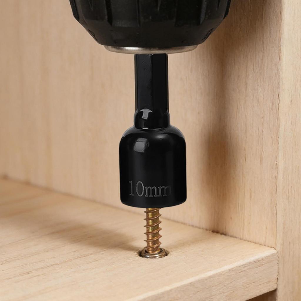 Magnetic Nut Driver Bit Set 5mm-12mm Metric Hex Socket Drill Bits Chuck Adapter Impact Screwdriver Sockets Sleeves Tools Parts